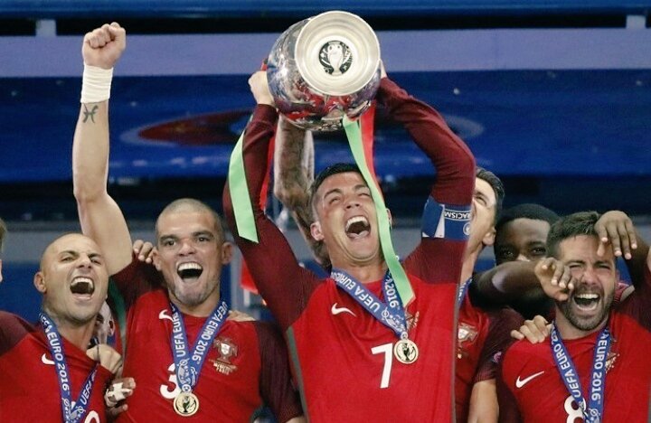 Ronaldo-less Portugal, which had never won any major soccer tournament title, upset hosts France 1-0 in the extra time of the breathtaking Euro 2016 final on Sunday night. Euro 2016,Euro 2016 final,Cristiano Ronaldo,Portugal,Portugal beats France,Portugal wins win Euro 2016 final,Euro 2016 final pics,Euro 2016 final images,Euro 2016 final stills,Euro 2016 final pictures