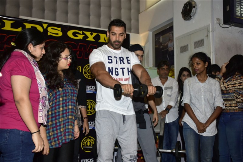 John Abraham and Varun Dhawan, both known for their fitness and physique rather had a fun interaction with the Ladies from the media world. John Abraham,Varun Dhawan,John Abraham and Varun Dhawan,Dishoom promotions,Dishoom movie promotions,John and Varun,bollywood movie Dishoom,Dishoom promotion pics,Dishoom promotion images,Dishoom promotion photos,Dishoom promotion stills,Dishoom promotion