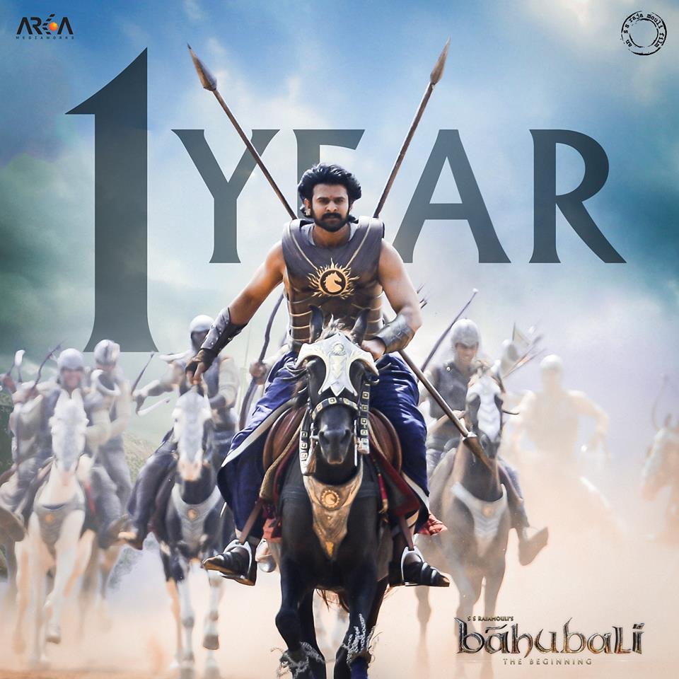 It's been a year since the release of S.S. Rajamouli's magnum opus Baahubali,Baahubali one year,one year of Baahubali,S.S. Rajamouli,Prabhas,Rana Daggubati,Anushka Shetty,Tamannaah,Ramya Krishnan,Sathyaraj,Nassar