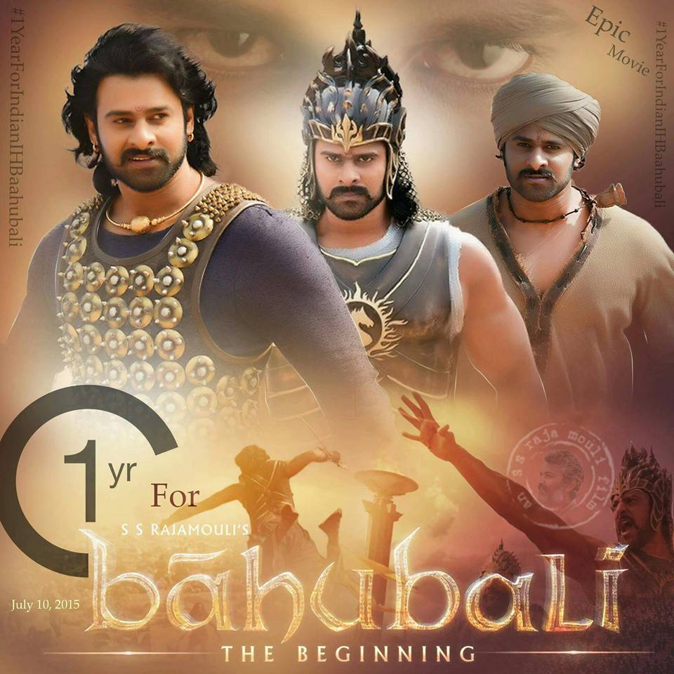 It's been a year since the release of S.S. Rajamouli's magnum opus Baahubali,Baahubali one year,one year of Baahubali,S.S. Rajamouli,Prabhas,Rana Daggubati,Anushka Shetty,Tamannaah,Ramya Krishnan,Sathyaraj,Nassar