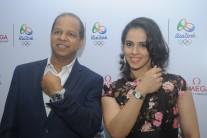 With OMEGA now poised to continue its long tradition of timekeeping at Rio 2016, it celebrated the upcoming occasion at a special event in Bangalore with one of the world's top Badminton players â€“ Saina Nehwal.