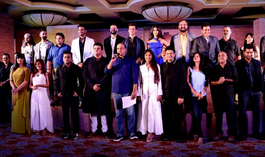 Bollywood actor Hrithik Roshan, Pooja Hegde at Mohenjo Daro press conference. Mohenjo Daro,Mohenjo Daro press conference,Hrithik Roshan at Mohenjo Daro press conference,Pooja Hegde at Mohenjo Daro press conference,Hrithik Roshan,Pooja Hegde,Mohenjo Daro press conference pics,Mohenjo Daro press conference images,Mohenjo Daro press c