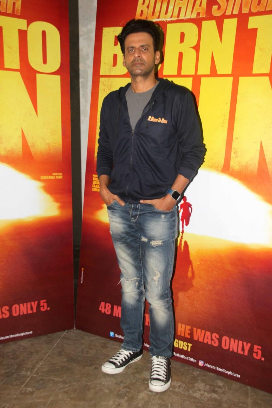 Manoj Bajpayee is known for his professionalism and he showed a glimpse of it during the promotion of his forthcoming film Manoj Bajpayee,Media interaction of film Budhia Singh - Born To Run,Budhia Singh - Born To Run,Budhia Singh,Budhia Singh movie promotions,Budhia Singh movie promotion,Budhia Singh movie promotion pics,Budhia Singh movie promotion images,Budhia Singh movie