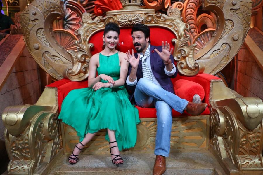 Vivek Oberoi, Urvashi Rautela, Indra Kumar, Riteish Deshmukh, Aftab Shivdasani promotes Great Grand Masti movie on The Kapil Sharma Show. Great Grand Masti,Vivek Oberoi,Urvashi Rautela,Indra Kumar,Riteish Deshmukh,Aftab Shivdasani,The Kapil Sharma Show,Great Grand Masti promotions,Great Grand Masti movie promotions