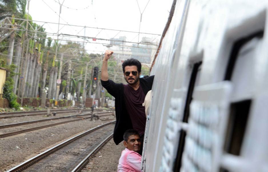 Veteran actor Anil Kapoor took a local train from Churchgate here to promote his forthcoming TV drama series Anil Kapoor,actor Anil Kapoor,Anil Kapoor travels in local train for '24: Season 2',Anil Kapoor travels in local train,Anil Kapoor 24: Season 2,24: Season 2,Anil Kapoor travels local train,Veteran actor Anil Kapoor,Anil Kapoor latest pics,Anil K