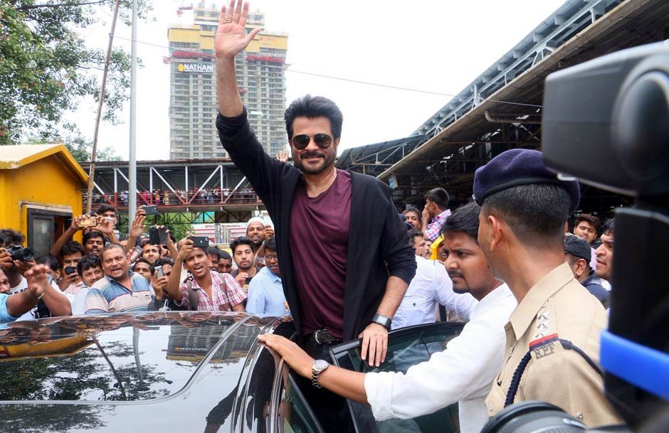 Veteran actor Anil Kapoor took a local train from Churchgate here to promote his forthcoming TV drama series Anil Kapoor,actor Anil Kapoor,Anil Kapoor travels in local train for '24: Season 2',Anil Kapoor travels in local train,Anil Kapoor 24: Season 2,24: Season 2,Anil Kapoor travels local train,Veteran actor Anil Kapoor,Anil Kapoor latest pics,Anil K