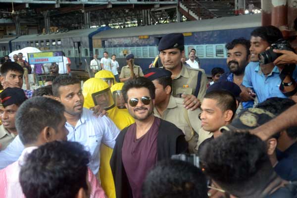 Veteran actor Anil Kapoor took a local train from Churchgate here to promote his forthcoming TV drama series Anil Kapoor,actor Anil Kapoor,Anil Kapoor travels in local train for '24: Season 2',Anil Kapoor travels in local train,Anil Kapoor 24: Season 2,24: Season 2,Anil Kapoor travels local train,Veteran actor Anil Kapoor,Anil Kapoor latest pics,Anil K