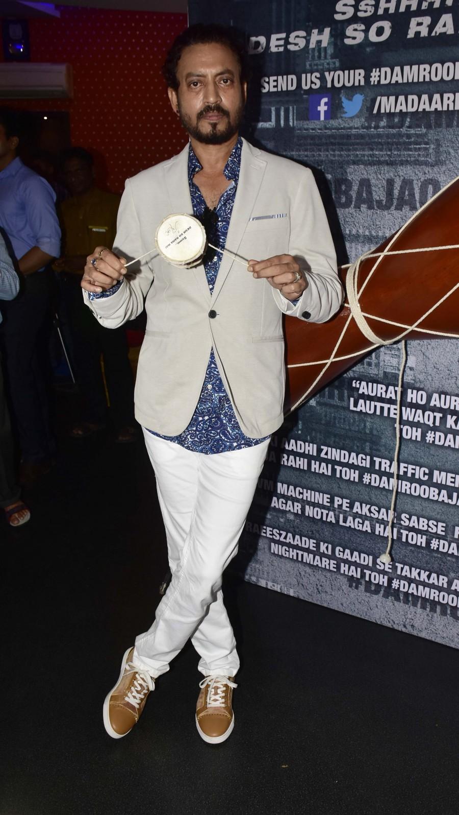 The team of Madaari recently arranged a special screening for the young critics. Irrfan Khan,Madaari,Madaari special screening,bolywood movie Madaari,Irrfan Khan organises special screening of Madaari for children