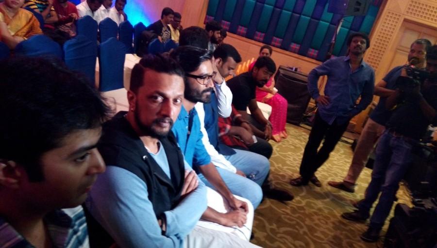 Mudinja Ivana Pudi Audio launch held today in Chennai. Celebs like Dhanush, Sivakarthikeyan, Vijay Sethupathi, Sudeep, Sathish, D. Imman and others graced the event. MudinjaIvana Pudi Audio launch,MudinjaIvana Pudi,Sivakarthikeyan,Sudeep,Sathish,D. Imman,Kiccha Sudeep,Mudinja Ivana Pudi Audio launch pics,Mudinja Ivana Pudi Audio launch images,Mudinja Ivana Pudi Audio launch photos,Mudinja Ivana Pudi Audio launch still