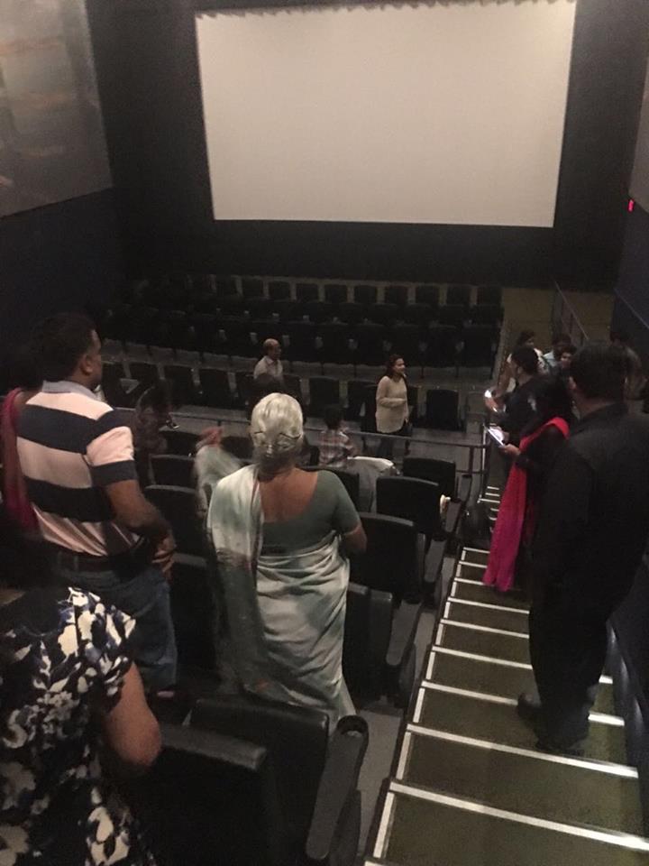 Superstar Rajini and Aishwaryaa R. Dhanush watching a Spl show of Kabali movie in USA. Kabali special screening,Kabali,rajnikanth,rajinikanth kabali,Kabali special screening pics,Kabali special screening images,Kabali special screening photos,Kabali special screening stills,Kabali special screening pictures