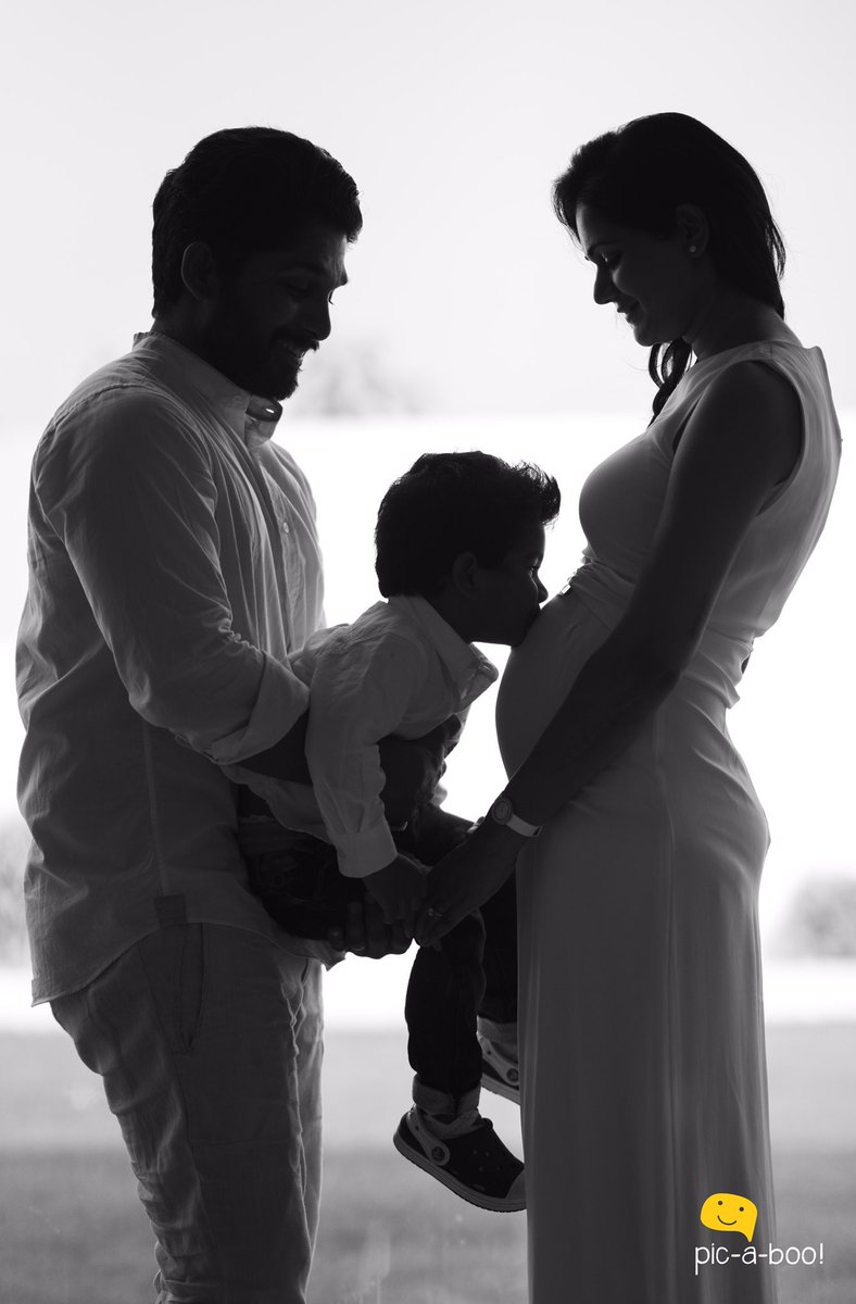 Stylish star Allu Arjun shares Sneha Reddy's baby bump on Twitter. Allu Arjun,Stylish Star Allu Arjun,Allu Arjun shares Sneha Reddy's baby bump,Sneha Reddy's baby bump,Sneha Reddy baby bump,Allu Arjun wife Sneha,Allu Arjun wife Sneha Reddy baby bump,Allu Arjun dad again,Allu Arjun all set to become father again