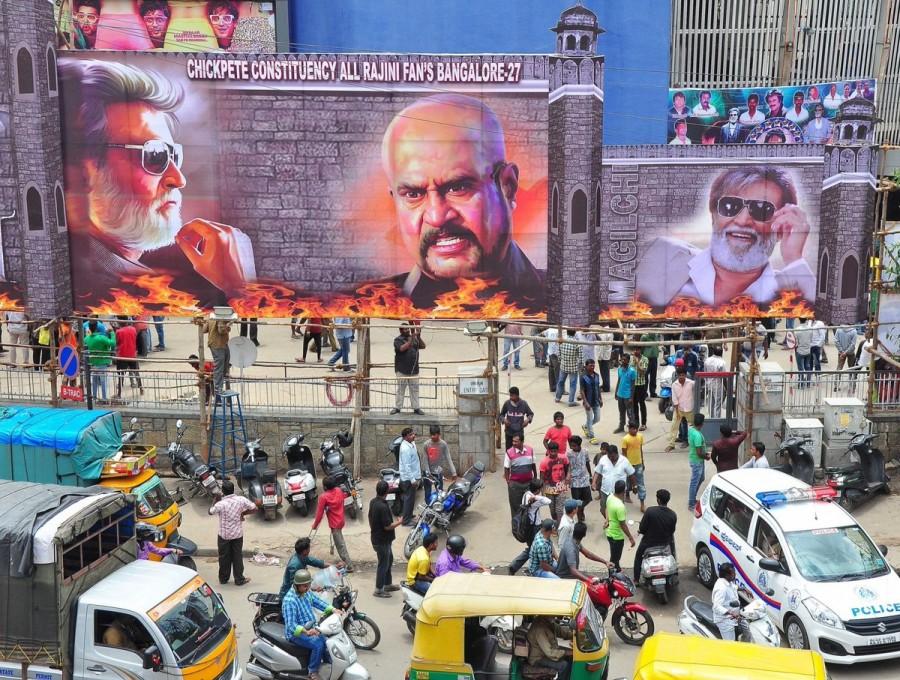 South Indian superstar Rajinikant's latest blockbuster Rajinikanth,Kabali,rajinikanth kabali,Kabali in Bangalore,kabali box office collection,rajinikanth,Kabali mania,Kabali fdfs,Kabali fdfs celebrations,Kabali fdfs celebrations pics,Kabali fdfs celebrations images,Kabali fdfs celebrations photos,Kabali fdfs