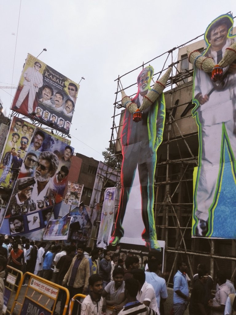 South Indian superstar Rajinikant's latest blockbuster Rajinikanth,Kabali,rajinikanth kabali,Kabali in Bangalore,kabali box office collection,rajinikanth,Kabali mania,Kabali fdfs,Kabali fdfs celebrations,Kabali fdfs celebrations pics,Kabali fdfs celebrations images,Kabali fdfs celebrations photos,Kabali fdfs