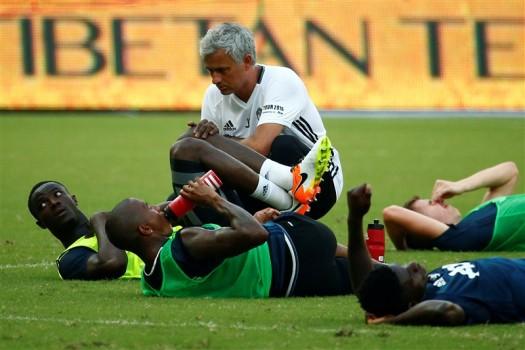 Photos of Manchester United training session for Champions Cup 2016.