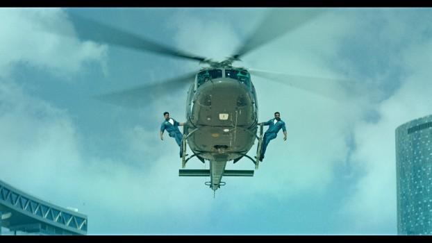 Actor Varun Dhawan & John Abraham perform live stunt for Dishoom.