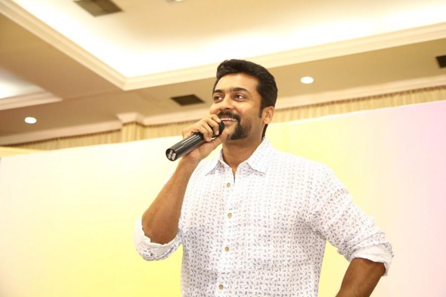 South Indian actor Suriya meets his fans on his 41st birthday. Surya,Surya meets his fans on his 41st birthday,Surya 41st birthday,Surya 41st birthday celebration,Surya birthday celebration,Surya birthday celebration pics,Surya birthday celebration images,Surya birthday celebration photos,Surya birthday celebration s