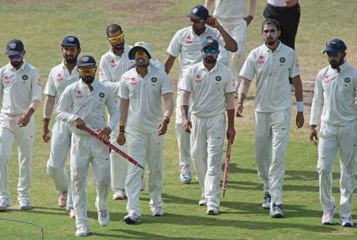 Star off-spinner Ravichandran Ashwin starred with a seven-wicket haul as India defeated West Indies by an innings and 92 runs on the fourth day of the first Test at the Sir Vivian Richards Cricket Stadium here on Sunday.