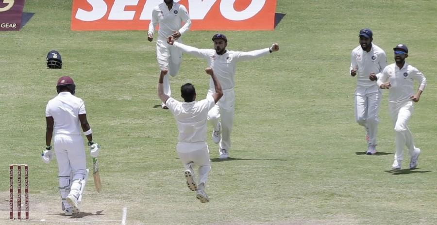 Star off-spinner Ravichandran Ashwin starred with a seven-wicket haul as India defeated West Indies by an innings and 92 runs on the fourth day of the first Test at the Sir Vivian Richards Cricket Stadium here on Sunday. India beat West Indies,India vs West Indies,India defeated West Indies,Sir Vivian Richards Cricket Stadium,Ravichandran Ashwin,Virat Kohli,Kohli,India beat West Indies by innings and 92 runs