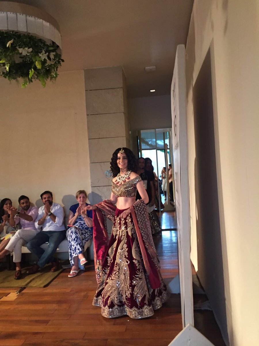 Actress Kangana Ranaut looked every inch a Mughal empress as she walked for Manav Gangwani in his creation from his latest collection titled Begum-e-Jannat at the FDCI India Couture Week 2016 here on Sunday. Kangana Ranaut,Kangana Ranaut as Mughal,Kangana Ranaut in Mughal,Kangana Ranaut turns Mughal,Manav Gangwani,India Couture Week 2016,FDCI India Couture Week,Fashion,Kangana Ranaut latest pics,Kangana Ranaut latest images,Kangana Ranaut latest photos,Kangan