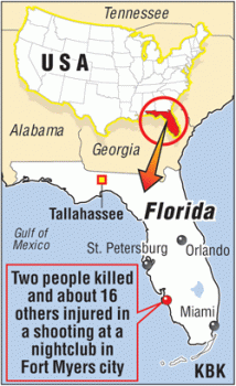 Map of Florida Nightclub shooting