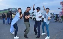 John Abraham, Varun Dhawan and Jacqueline Fernandez, who were in Indore to promote their film Dishoom, took on a new role in the city-that of traffic cops.