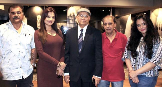 Producer-Director Ali Mohamed Oosman and Distributor Ayub Khan of E4U Enterprises are promoting their film Murder Madhuri with the cast of the film. Celebs like Deepshikha Nagpal, Sharad Saxena, Sonali Joshi, Ali Mohamed Oosman and Ayub Khan met media people at the press meet in Andheri.