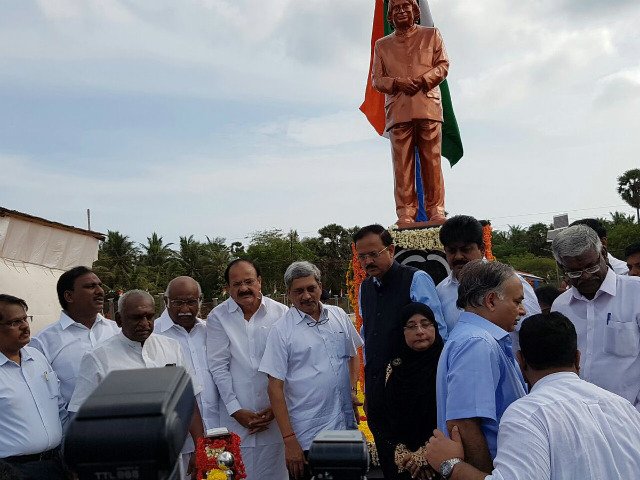 Foundation stone for APJ Abdul Kalam's memorial laid at Rameswaram. APJ Abdul Kalam,Abdul Kalam,APJ Abdul Kalam Memorial Foundation Stone,Abdul Kalam Foundation Stone,APJ Abdul Kalam Foundation Stone,Abdul Kalam's memorial laid at Rameswaram