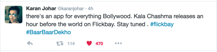 Celebs like Sidharth Malhotra, Ritesh Sidhwani, Karan Johar, Anil Kapoor, Anushka Sharma, Varun Sharma, Rohan Joshi, Sayani Gupta and other tweets about Flickbay. Flickbay,Sidharth Malhotra,Ritesh Sidhwani,Karan Johar,Anil Kapoor,Anushka Sharma,Varun Sharma,Rohan Joshi,Sayani Gupta