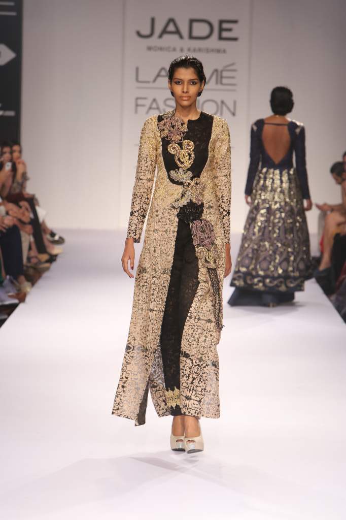 In the ever-evolving fashion world, try going bold with off-shoulder blouses, or do a sensual cover-up with a cape or even by adding a dash of style with a fusion jacket in the bridal season, say experts. Vogue Wedding Show 2016,Vogue Wedding Show,Wedding Show 2016,Wedding Show,bridal season,bridal season 2016,fashion show,fashion,fashion show 2016