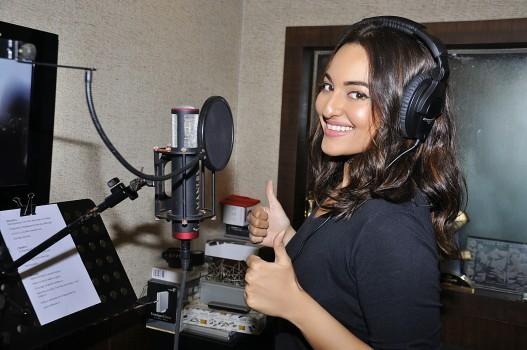 Bollywood actress Sonakshi Sinha croons for Akira movie.