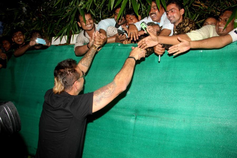 Actor Sanjay Dutt, who turned 57 on Friday, says he misses his parents, yesteryears' stars Sunil Dutt and Nargis. Sanjay Dutt,actor Sanjay Dutt,Sanjay Dutt birthday,Sanjay Dutt 57th birthday,Sanjay Dutt birthday celebration,Sanjay Dutt birthday bash,Sunil Dutt,Nargis