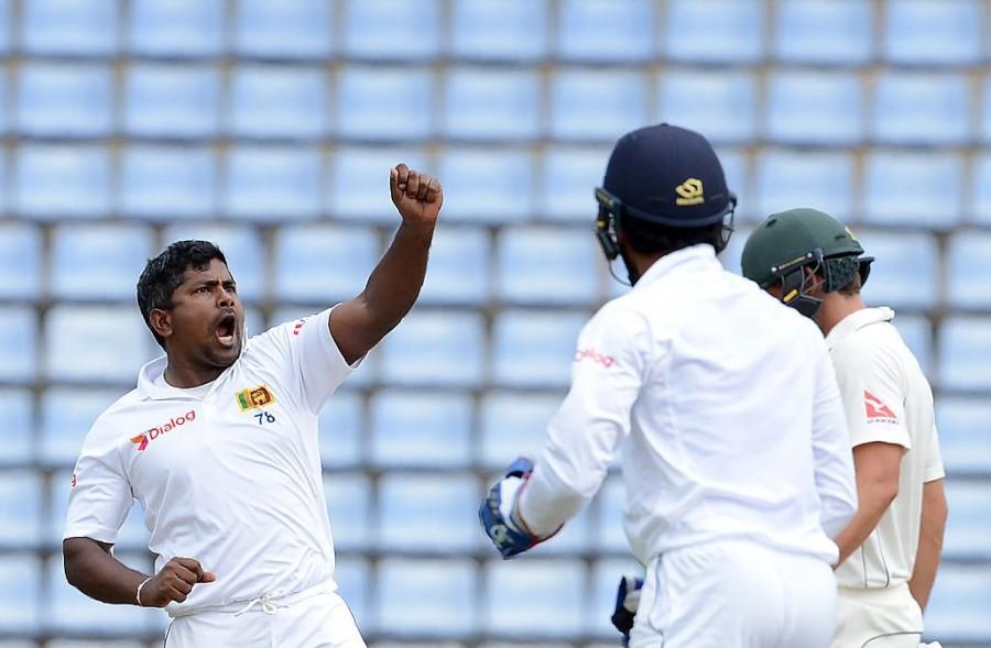 Sri Lanka wins a thrilling first Test in Pallekele by 106 runs, only their 2nd Test victory over Australia. Sri Lanka defeat Australia,Sri Lanka defeat Australia by 106 runs,Sri Lanka vs Australia,Sri Lanka vs Australia 2016,Sri Lanka vs Australia 1st Test,Sri Lanka vs Australia Test Series,Sri Lanka vs Australia live score