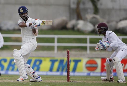 India scored 358 at the loss of five wickets and gained a lead of 162 runs at the end of Day 2 of the second Test against West Indies at Sabina Park here on Sunday. KL Rahul,India lead by 162 runs,Ind vs WI,Ind vs WI test,West Indies,India,India vs West Indies,Sabina Park