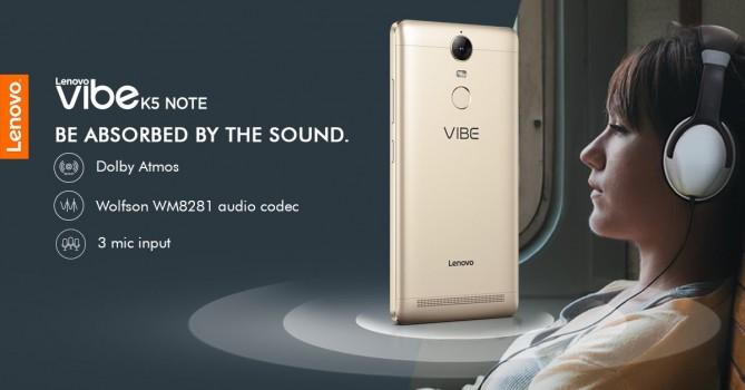 Chinese technology company Lenovo on Monday launched two devices -- K5 Note with theatreMax technology and an enhanced version of Vibe K5 Plus with an array of supported devices -- in India.