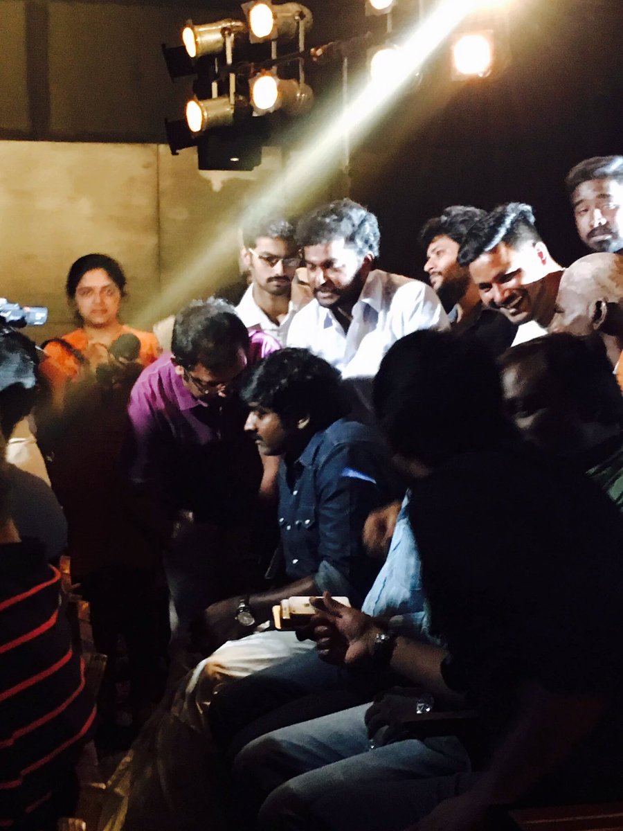Tamil movie Dharmadurai audio launch held in Chennai. Celebs like Actor Vijay Sethupathi, Actress Srushti Dange, Director Seenu Ramasam, Arul Doss, Kanja Karuppu, Karthik, Producer RK Suresh, Abinesh Elango, Soundara Raja, Abinesh Elangovan and others graced the event. Dharmadurai audio launch,Dharmadurai music launch,Vijay Sethupathi,Srushti Dange,Kanja Karuppu,Dharmadurai audio launch pics,Dharmadurai audio launch images,Dharmadurai audio launch photos,Dharmadurai audio launch stills,Dharmadurai audio launch pictures