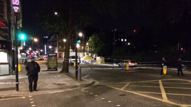 One woman was killed and five others were injured in a mass stabbing in central London's Russell Square on Wednesday night, police said. London mass stabbing,London stabbing,Woman killed in London mass stabbing,London knife attack,London attack,london knife attack injured,Russell Square
