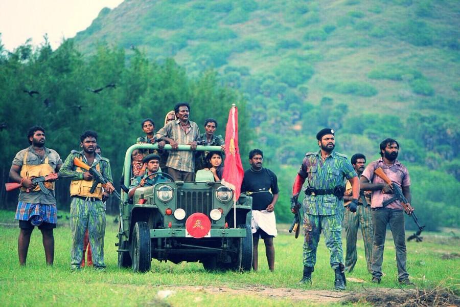 Okkadu Migiladu is an upcoming Telugu action movie directed by Ajay Andrews Nuthakki. The film stars Manchu Manoj and Regina Cassandra is the lead role. Manchu Manoj is all set to don the avatar of an LTTE Commander which happened during the LTTE war in '90s. Manchu Manoj,Okkadu Migiladu,Manchu Manoj in Okkadu Migiladu,Telugu movie Okkadu Migiladu,LTTE,Manchu Manoj as LTTE,Okkadu Migiladu first look,Okkadu Migiladu poster,Okkadu Migiladu first look poster
