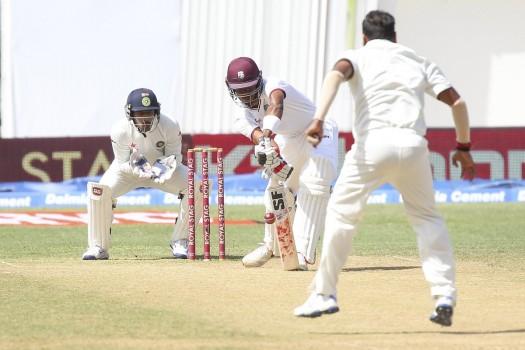 A brilliant century from Roston Chase, aided by half-centuries from Jermaine Blackwood, Shane Dowrich and Jason Holder, helped West Indies draw the second Test against India at the Sabina Park Stadium here on Wednesday.