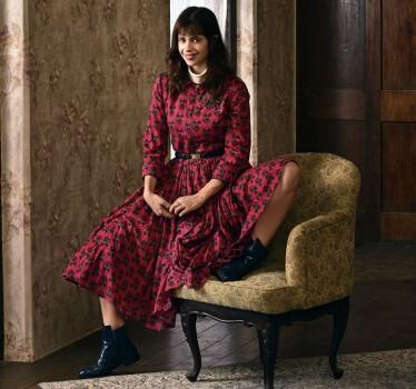 Actress Kalki Koechlin features in the latest campaign for the launch of brand Label Ritu Kumar's autumn winter 2016 and Label Basics collections.