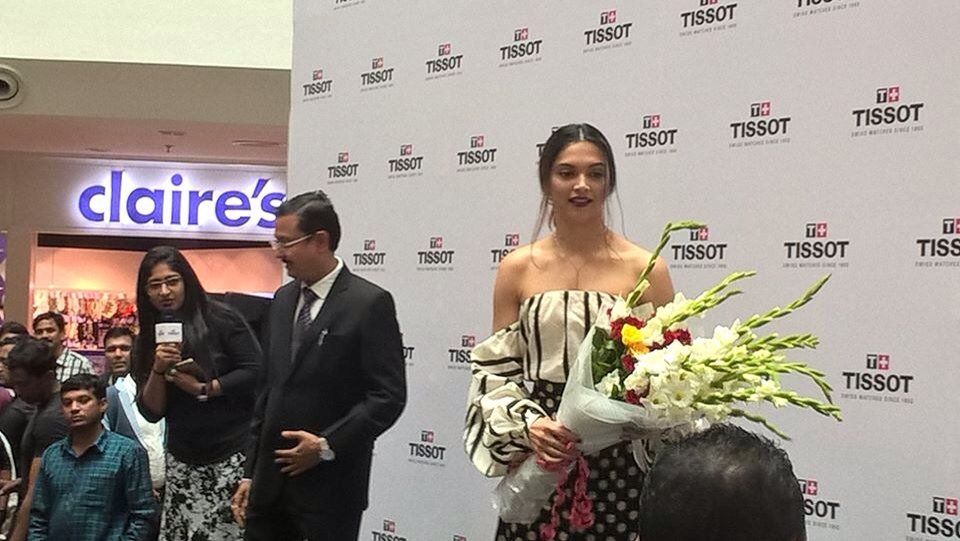 Bollywood gorgeous actress Deepika Padukone spotted at Tissot event. Deepika Padukone,Deepika Padukone spotted at Tissot event,Deepika Padukone at Tissot event,Tissot,Tissot event,actress Deepika Padukone,Deepika Padukone latest pics,Deepika Padukone latest images,Deepika Padukone latest photos,Deepika Padukone latest sti