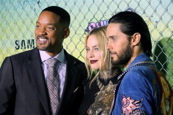 Viola Davis, Will Smith, Margot Robbie at Suicide Squad ...