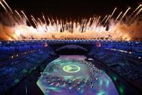 Fireworks at Rio 2016 Olympic Games