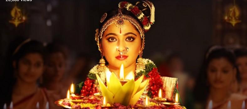 South Indian actress Anushka Shetty's first look from Om Namo Venkatesaya movie.