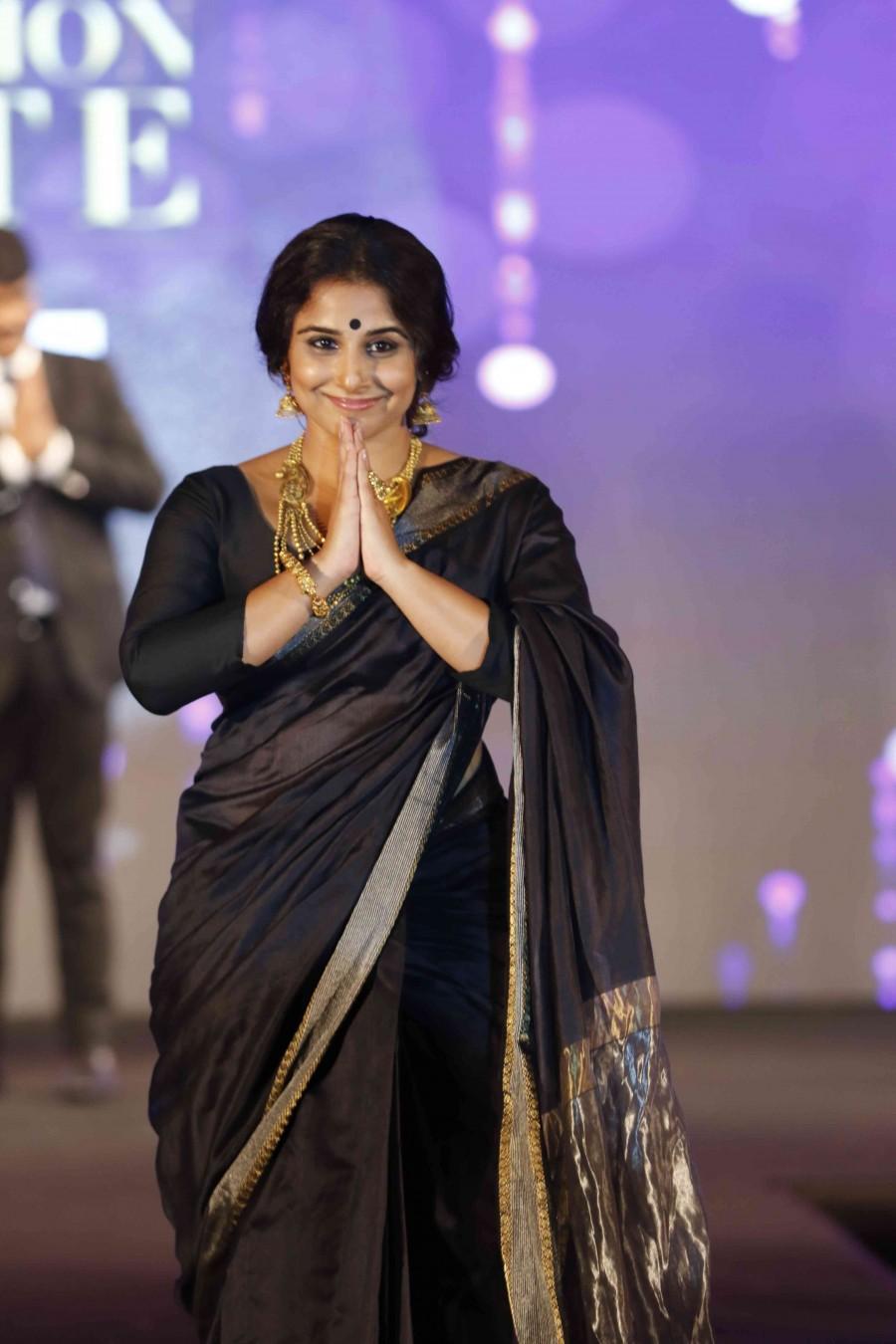 Bollywood actress Vidya Balan walks the ramp during GJF Fashion Nite by All India Gems & Jewellery Trade Federation in Mumbai. Vidya Balan,actress Vidya Balan,Vidya Balan walks the ramp,GJF Fashion Nite,All India Gems,Jewellery Trade Federation,Vidya Balan latest pics,Vidya Balan latest images,Vidya Balan latest photos,Vidya Balan latest stills,Vidya Balan latest pictures