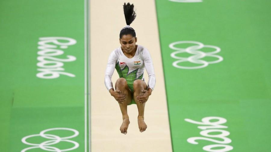 Dipa Karmakar created history by becoming the first Indian gymnast to enter the Olympic finals at the Rio Olympic Centre here. Dipa Karmakar,Gymnast Dipa Karmakar,Dipa Karmakar gymnastics,Dipa Karmakar first Indian gymnast,Dipa Karmakar in Olympic final,Dipa Karmakar in Rio Olympic,Dipa Karmakar pics,Dipa Karmakar images,Dipa Karmakar stills,Dipa Karmakar pictures