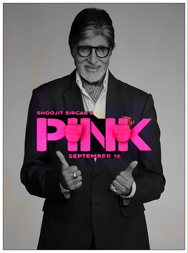 Megastar Amitabh Bachchan has revealed the logo of his much-awaited thriller Amitabh Bachchan,Pink,Pink logo,Big B,Amitabh Bachchan teases fans with 'Pink' logo