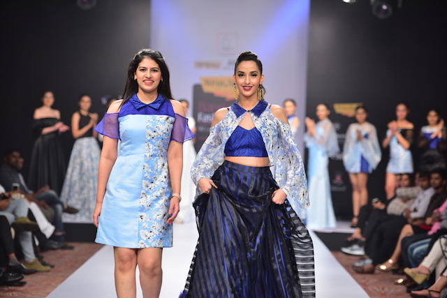Shazzle by Shazia Naik is a a vibrant fusion wear clothing line that portrays an image of playful yet glamorous femininity. The label offers a wide range of elegant and chic clothing for women with a design philosophy that is ladylike yet cutting-edge. Shazia Naik,Shazzle,Reflections,Bangalore Fashion Week,Bangalore Fashion Week 2016,Bangalore Fashion Week pics,Bangalore Fashion Week images,Bangalore Fashion Week photos,Bangalore Fashion Week stills,Bangalore Fashion Week pictures