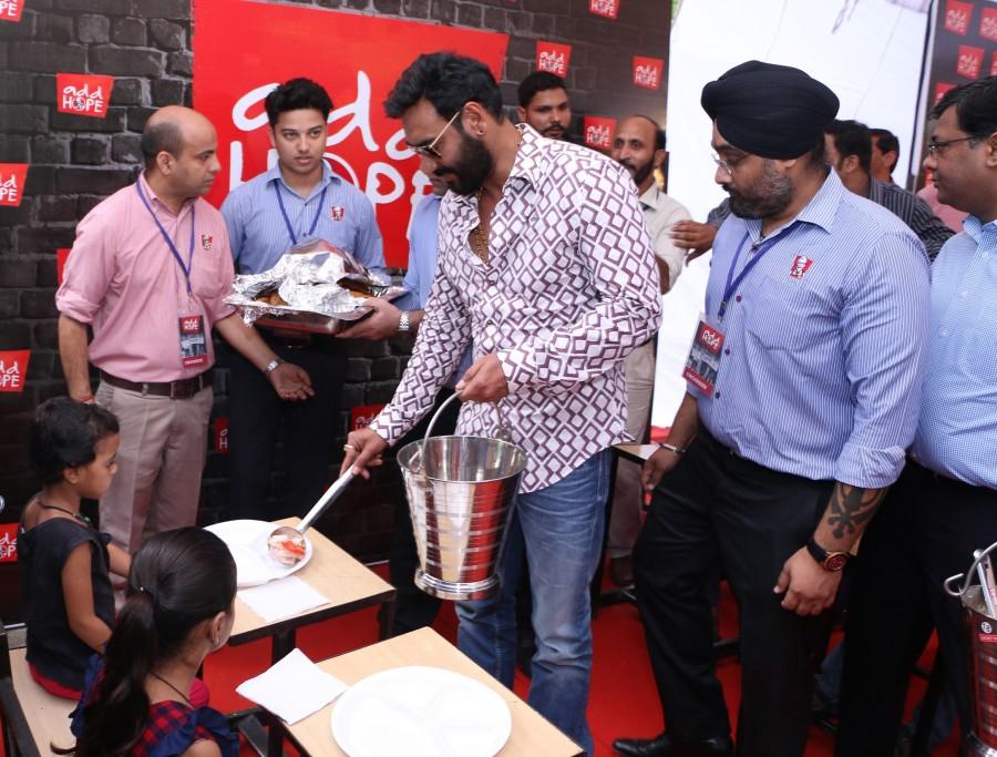 Ajay Devgn’s involvement with KFC’s add HOPE™ will see him guide and support this campaign as it fights hunger across India. He will actively contribute towards spreading awareness about the campaign and taking it to a larger audience acrosss the country. Ajay Devgn,Ajay Devgn as KFC's Hope ambassador,Ajay Devgn as KFC's ambassador,KFC's ambassador,actor Ajay Devgn,Ajay Devgn pics,Ajay Devgn images,Ajay Devgn photos,Ajay Devgn stills,Ajay Devgn pictures