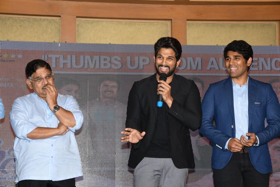 Allu Arjun at Srirastu Subhamastu Success Meet Allu Arjun,Srirastu Subhamastu Success Meet,Srirastu Subhamastu,Allu Arjun at Srirastu Subhamastu Success Meet,Allu Sirish