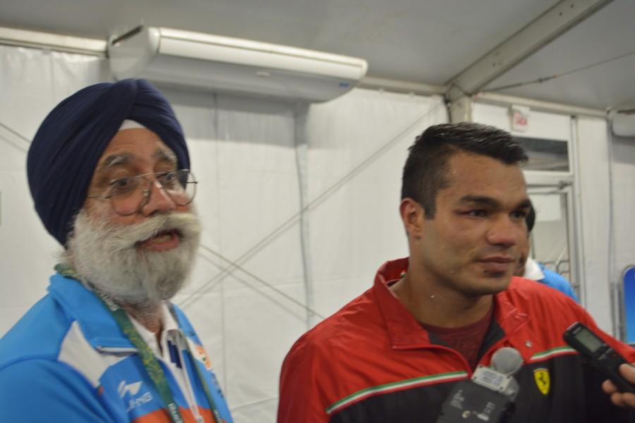Vikas Krishan Yadav gave India's boxing campaign a rousing start with a dominant victory at the ongoing Rio Olympics over Charles Conwell of the US in the men' Middleweight (75kg) category at the Riocentrio Pavilion here. Vikas Krishan Yadav,Boxer Vikas Krishan Yadav,Vikas Krishan Yadav enters Olympic pre-quarterfinals,Rio Olympics,Charles Conwell,Vikas Krishan Yadav in Rio,Vikas Krishan Yadav pics,Vikas Krishan Yadav images,Vikas Krishan Yadav photos